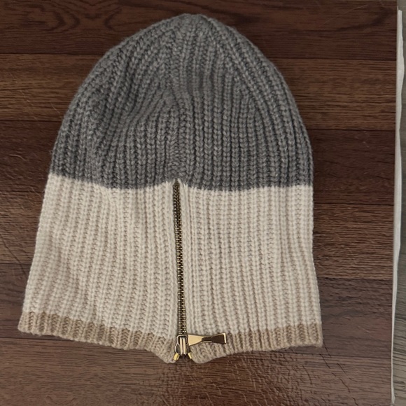 Kate Spade Cream and Tan Knit Hat - Picture 3 of 3